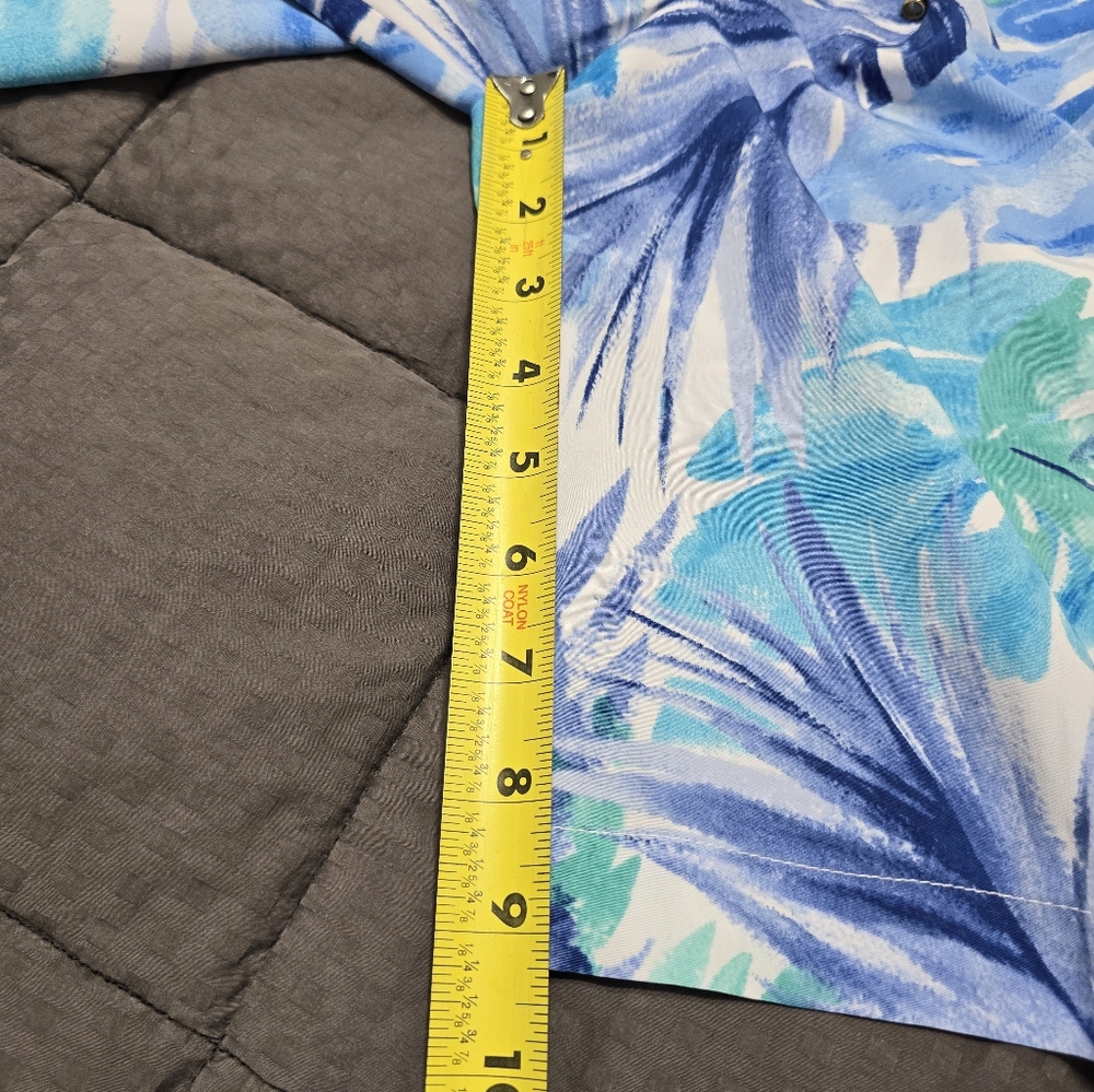 Lauren Ralph Lauren Beach Palm Tree Tie Waist Romper Women's Size 4 - Picture 6 of 10
